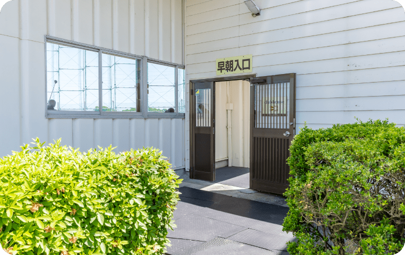 練習場デビュー