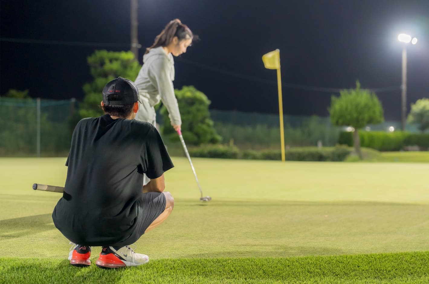 猛暑の夏でも涼しくラウンド